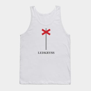 Ledkryss winter snow sign waymark Tank Top